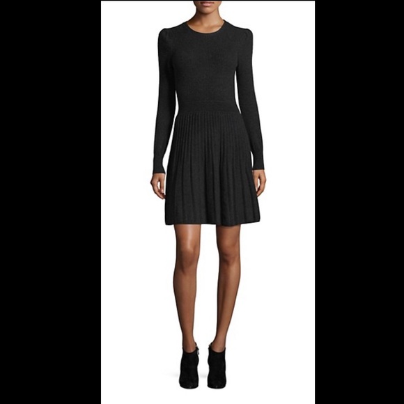 Joie Peronne Wool & Cashmere Fit & Flare Dress - Picture 2 of 4